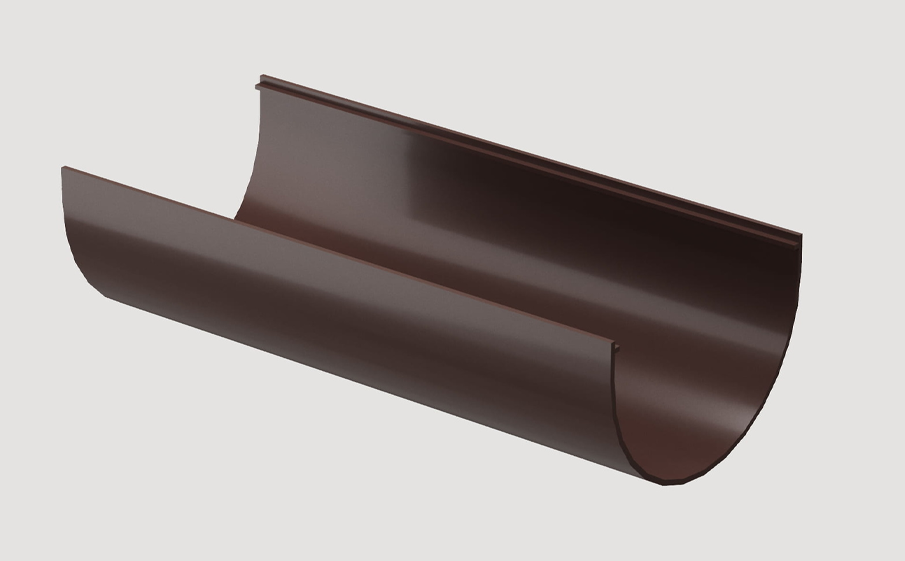 Желоб водосточный Docke Стандарт (Standard) 3 м, темно-коричневый