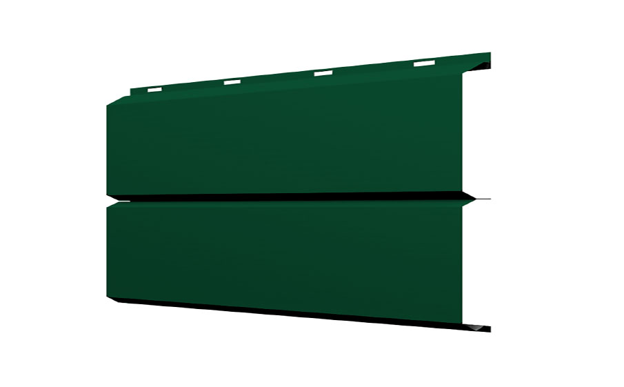 Софит Grand Line ЭкоБрус без перфорации 0,345, 0,45 Drap ST с пленкой RAL 6005