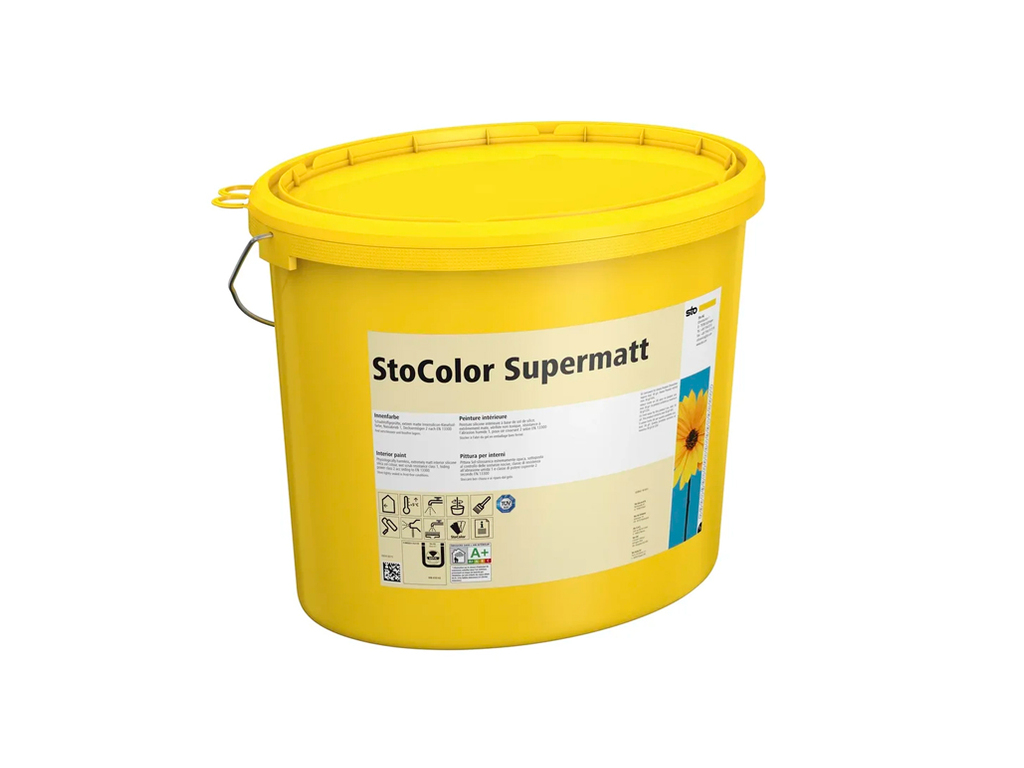 Интерьерная ультраматовая краска StoColor Supermatt weiss, белая, 15 л