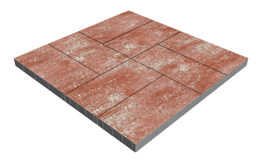 Плитка тротуарная SteinRus Парк Плейс Б.3.П.6, Native, Порто, 600*300*60 мм