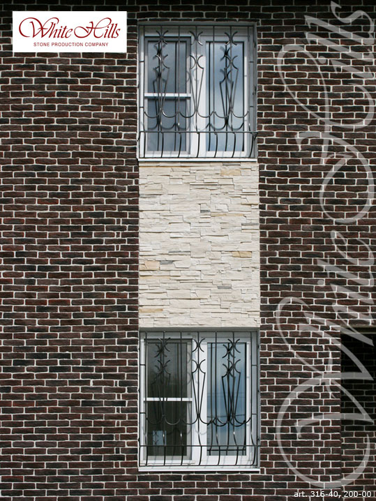 Декоративный кирпич White Hills Брюгге брик цвет 316-40