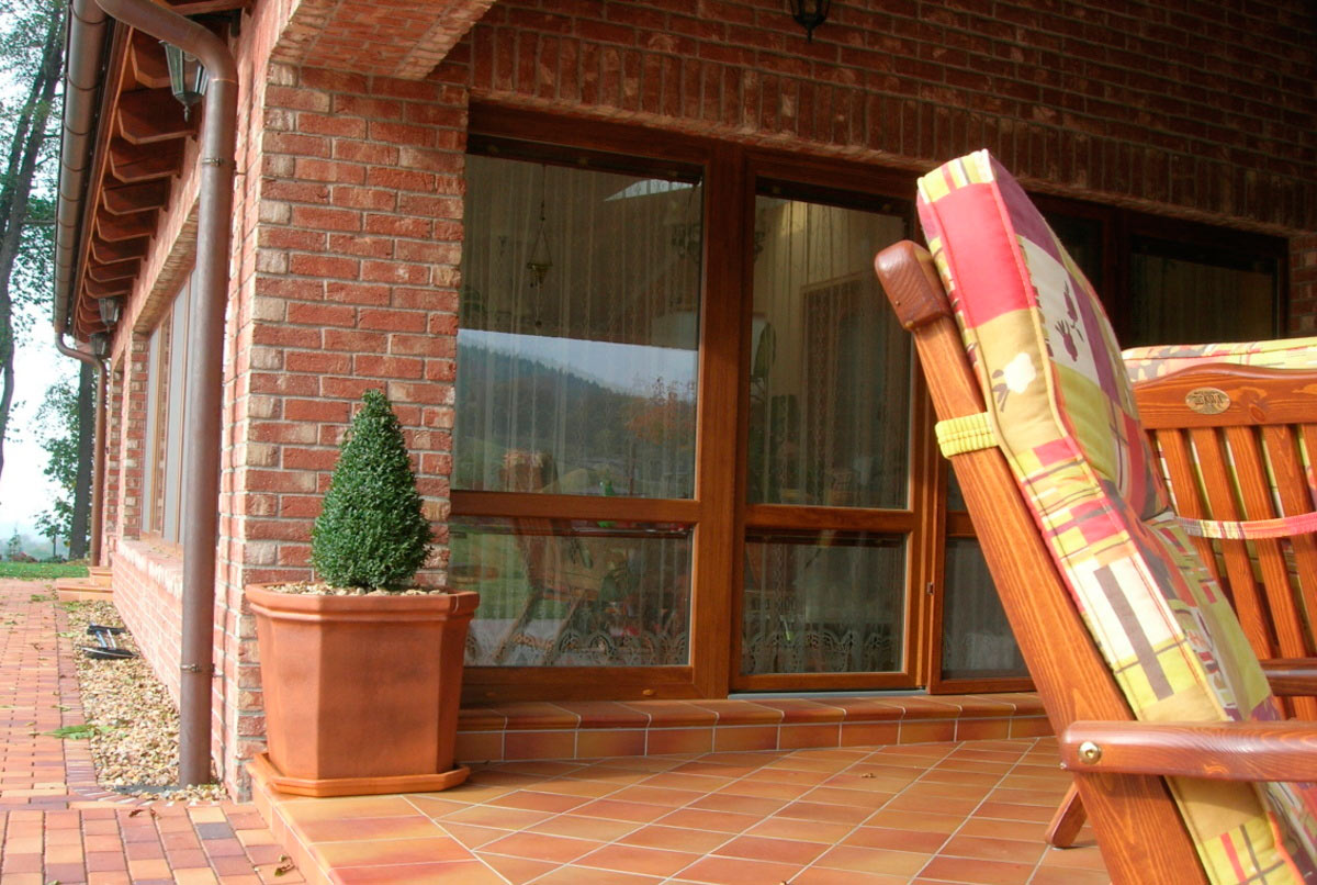 Клинкерная напольная плитка Stroeher Keraplatte Terra 307 weizengelb, 240x240x12 мм
