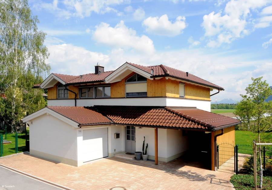 Керамическая черепица рядовая TONDACH Sulm brown engobe