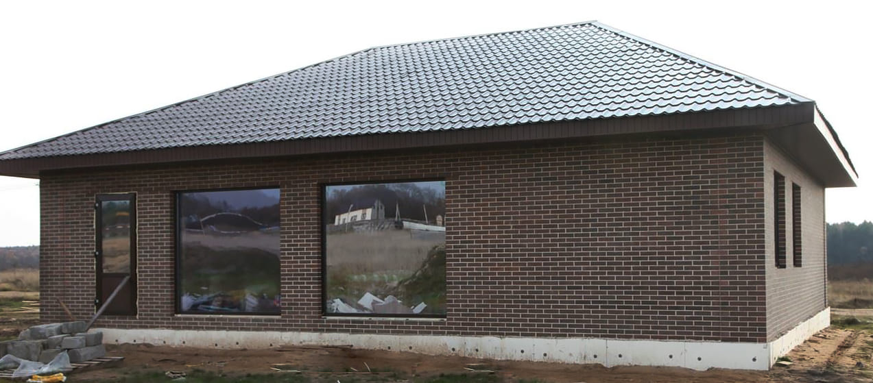 Кирпич облицовочный Вышневолоцкая керамика Графит лава, 250*120*65 мм