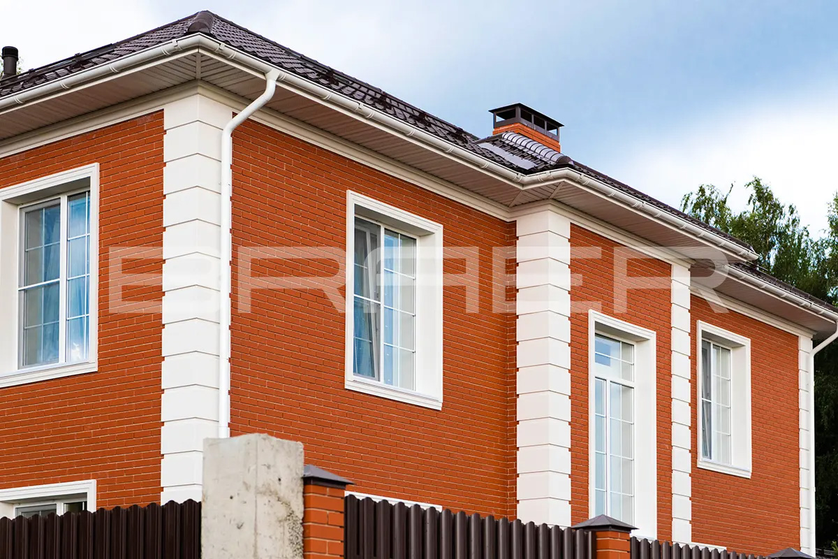 Кирпич BRAER красный гладкий, 250*120*65 мм