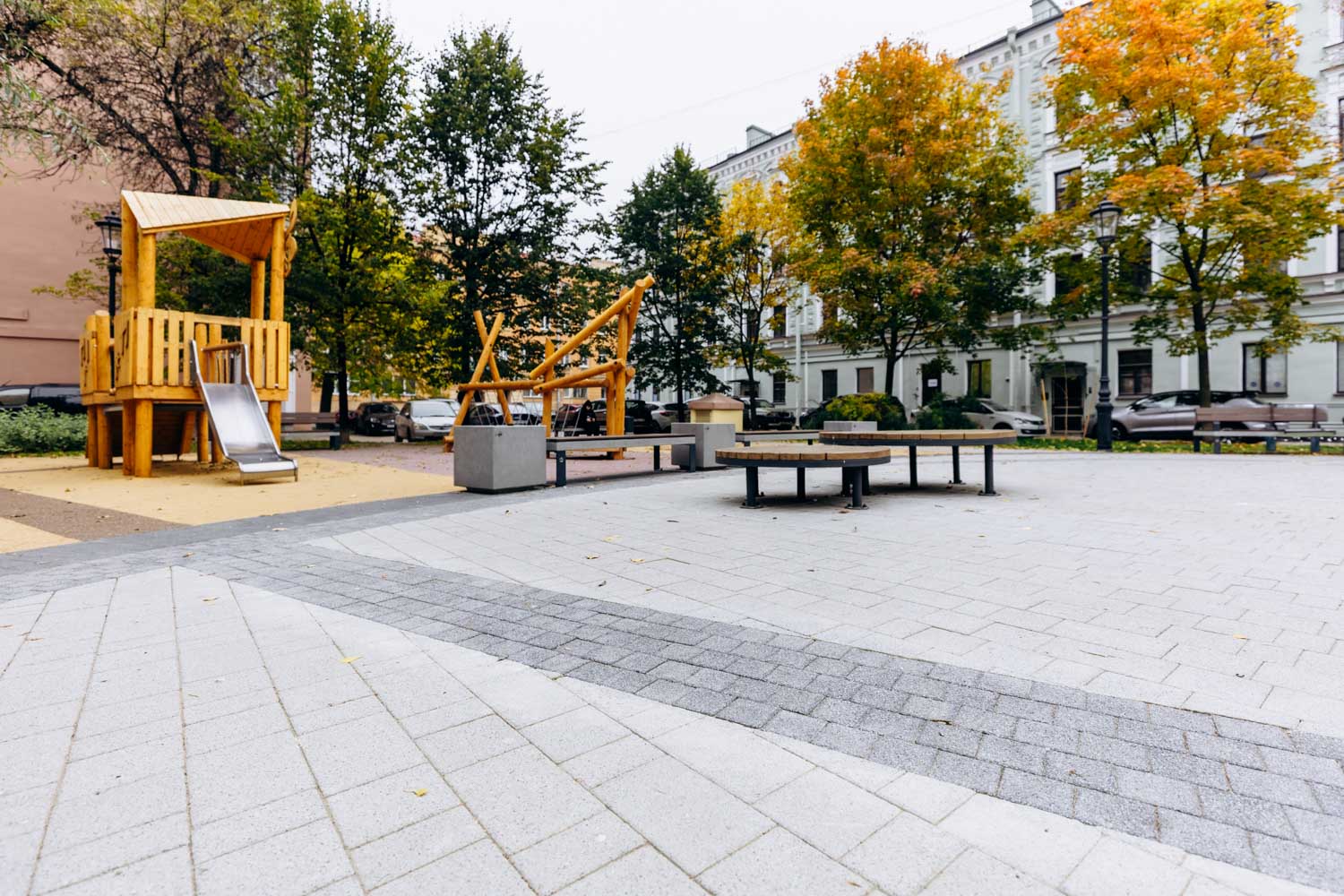 Плитка тротуарная Готика Granite FERRO, Квадрат В.1.К.8, Исетский 100*100*80 мм