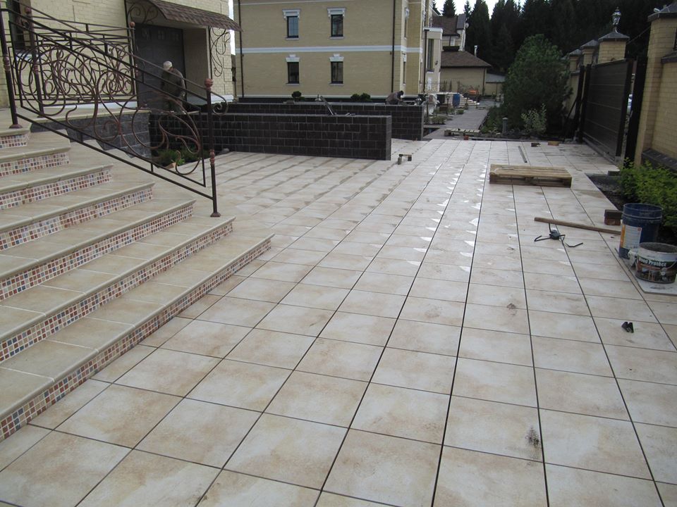 Клинкерная ступень прямоугольная Stroeher Keraplatte Roccia X 920 weizenschnee 294х340х35х11 мм