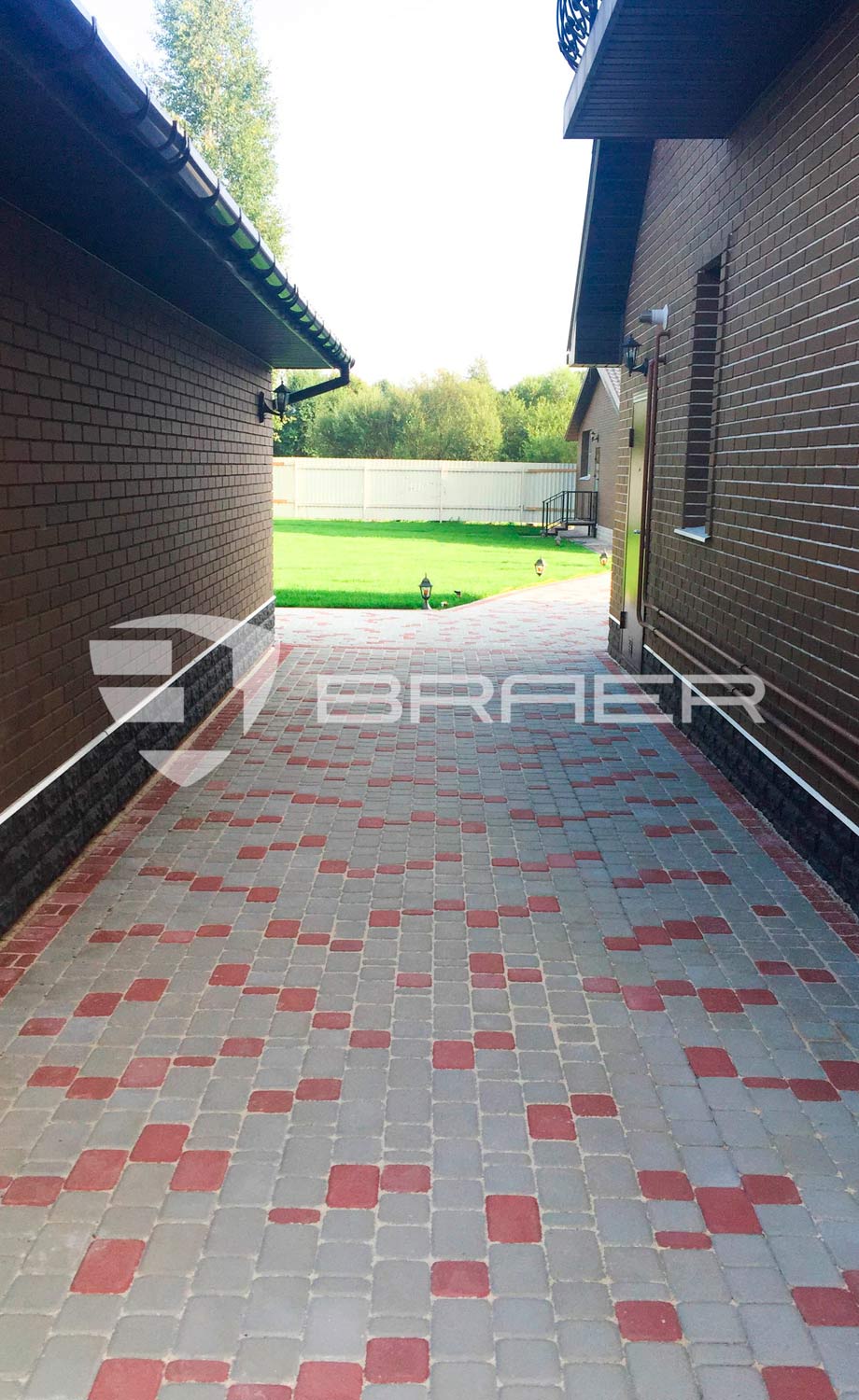 Плитка тротуарная BRAER Классико серый