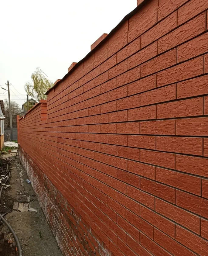 Кирпич облицовочный Вышневолоцкая керамика Красный лава, 250*120*65 мм