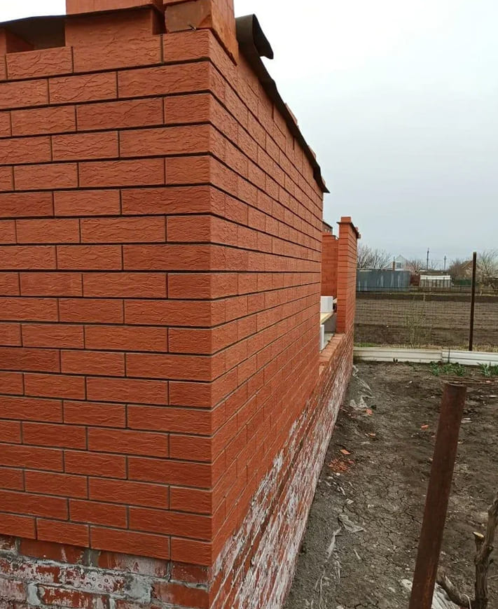 Кирпич облицовочный Вышневолоцкая керамика Красный лава, 250*120*65 мм