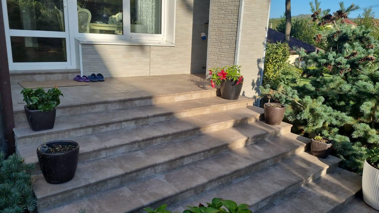 Клинкерная напольная плитка Westerwaelder Klinker ATRIUM Graubraun, 310*310*9,5 мм