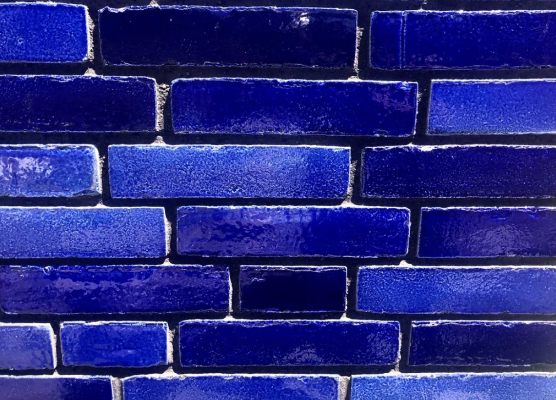 Глазурованный кирпич S.Anselmo Blue, 240*115*70 мм