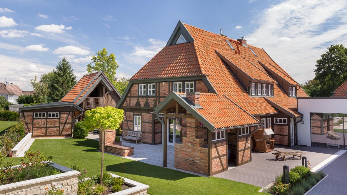 Керамическая черепица рядовая Jacobi Z5 натуральный красный