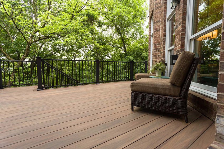 Доска террасная CM (CM Decking) Микс (Mix) Венге, 3000*135*25 мм