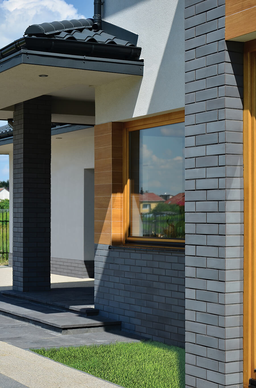 Клинкерная плитка угловая остроугольная King Klinker Dream House 12 Misty morning, 35*65*120*10 мм
