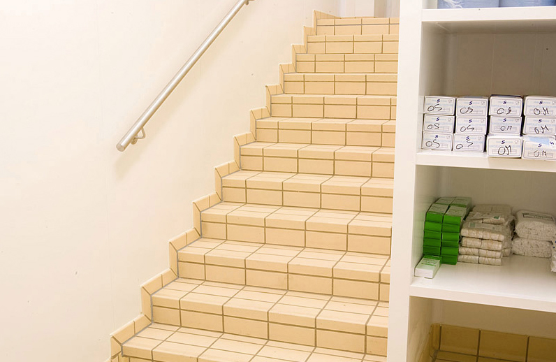 Техническая напольная клинкерная плитка Stroeher Stalotec 120 beige (R11/B), 240*115*10 мм