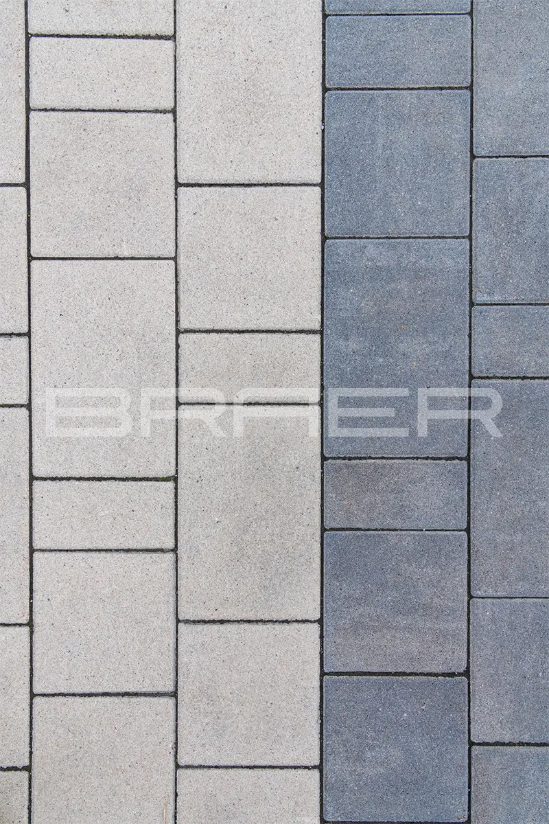 Плитка тротуарная BRAER Старый город Ландхаус Color Mix Туман, толщина 60 мм