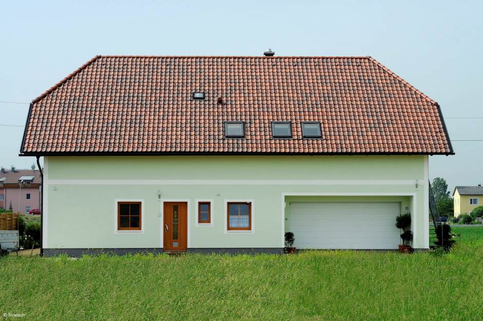 Керамическая черепица рядовая TONDACH Sulm antique engobe