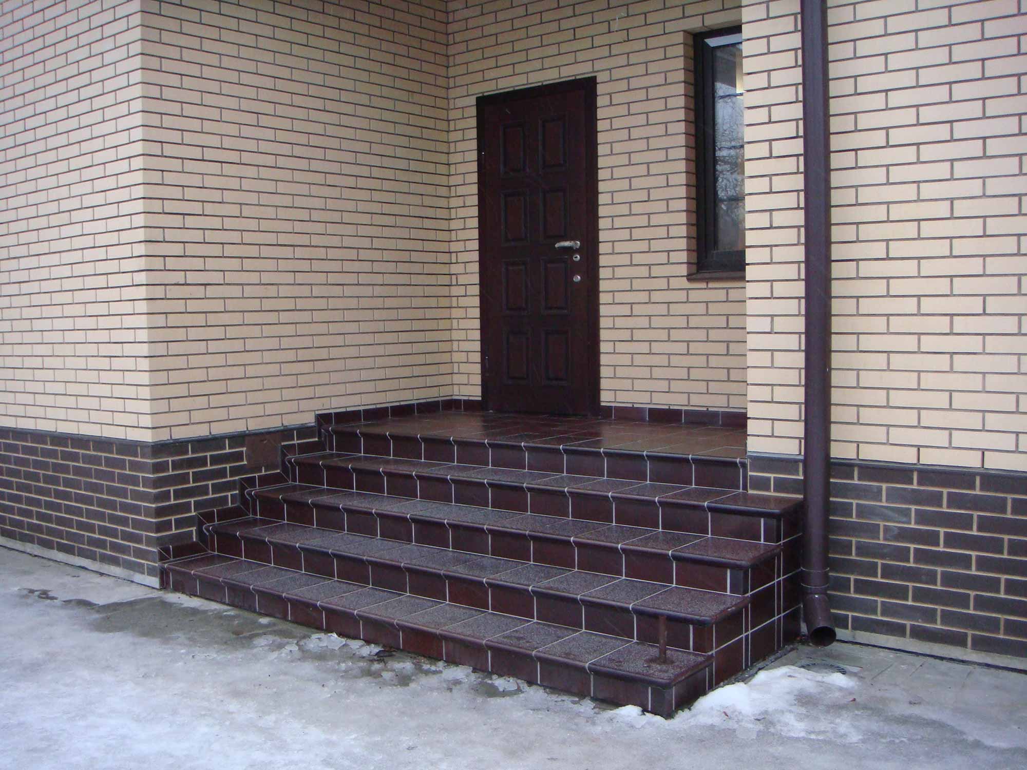 Клинкерная угловая ступень флорентинер Stroeher Keraplatte Duro 825 sherry, 345х345х12 мм