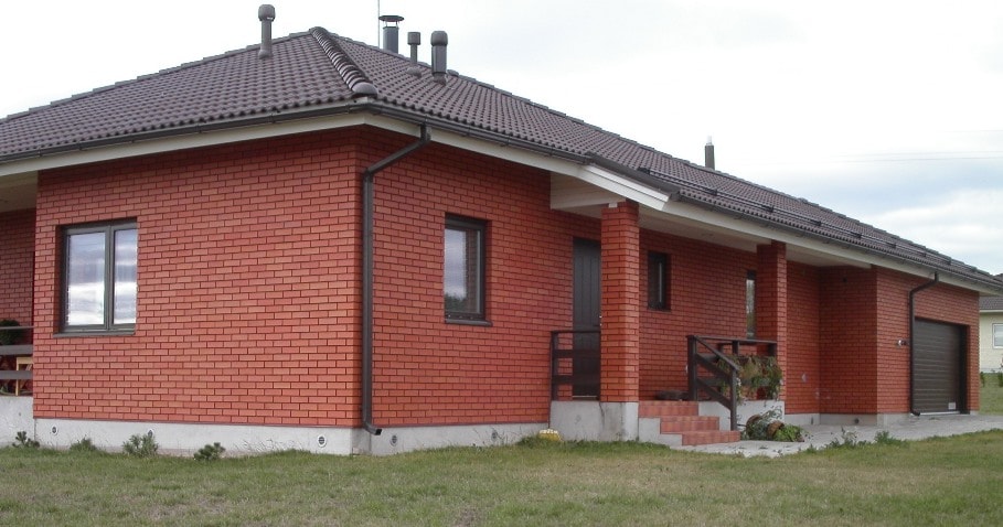 Кирпич облицовочный Terca Red гладкий пустотелый, 250*120*65 мм
