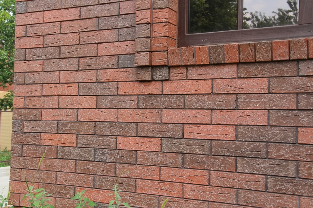 Кирпич Terca Red flame редуцированный с песком облицовочный, 250*85*65 мм