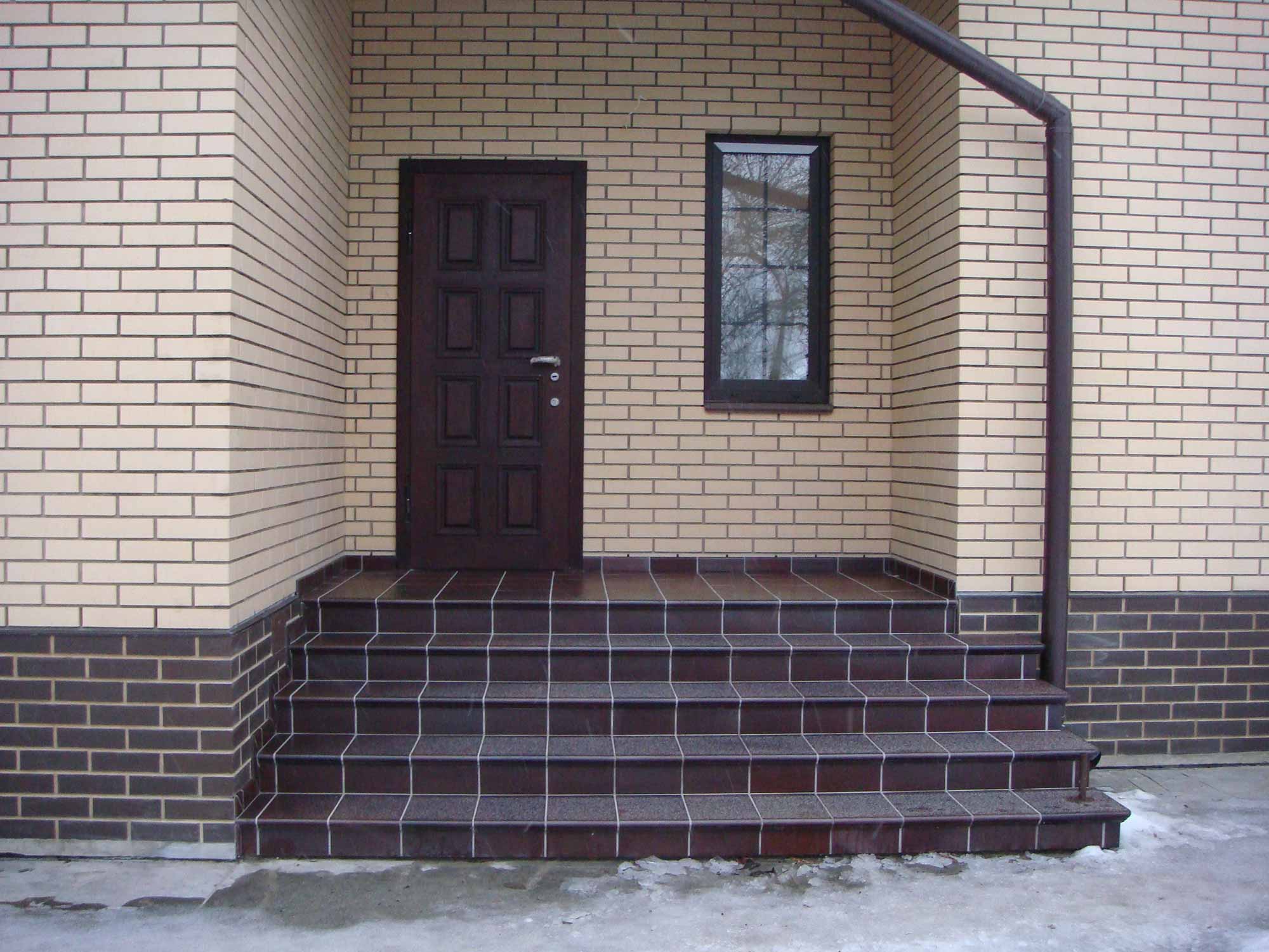 Клинкерная угловая ступень флорентинер Stroeher Keraplatte Duro 825 sherry, 345х345х12 мм