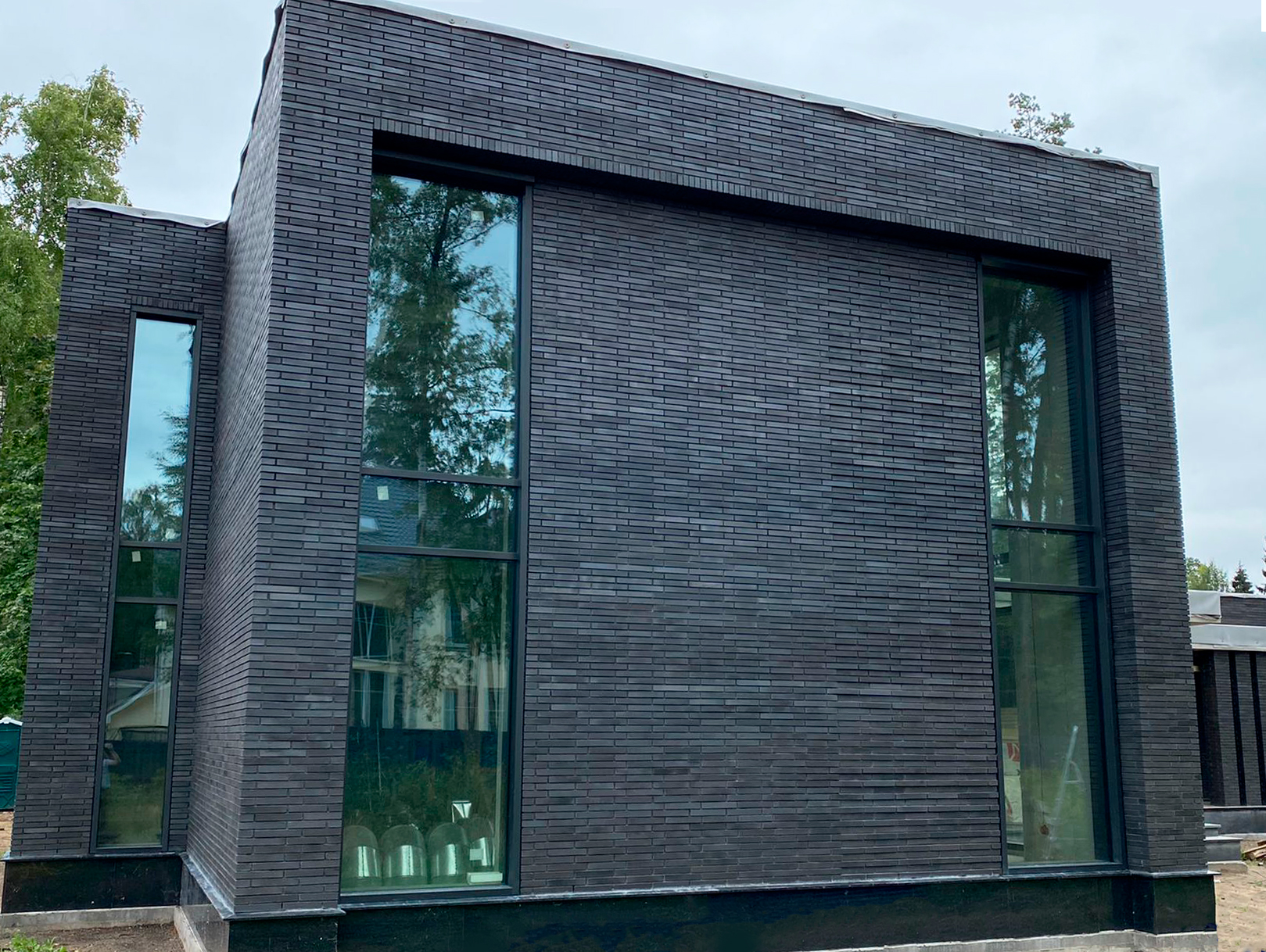 Кирпич клинкерный Muhr 15 Schwarz-bunt Edelglanz гладкий, 290*90*40 мм