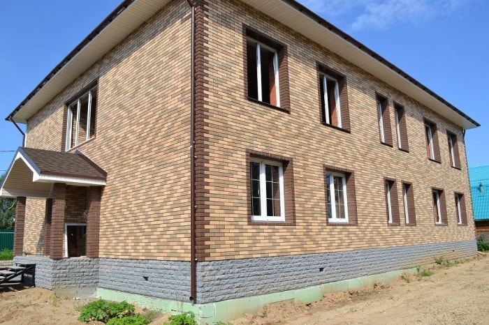 Кирпич облицовочный пустотелый КС-Керамик Камелот микс гладкий, 250*120*65 мм