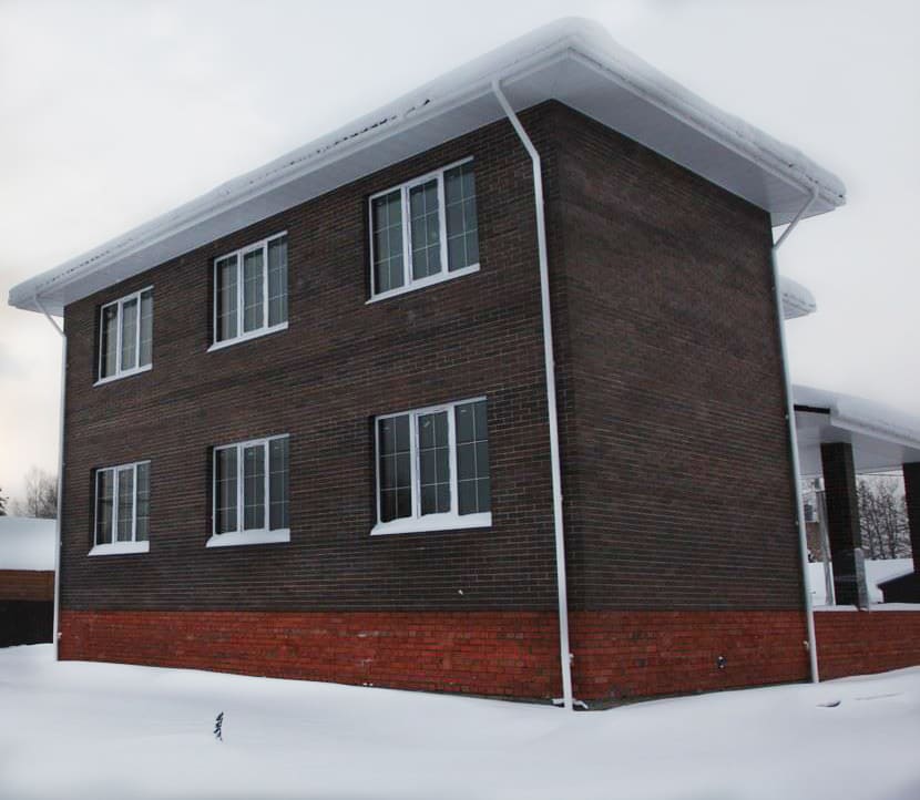 Кирпич облицовочный Вышневолоцкая керамика Графит антика, 250*120*65 мм