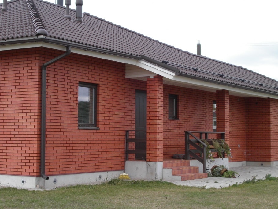 Кирпич облицовочный Terca Red гладкий пустотелый, 250*120*65 мм
