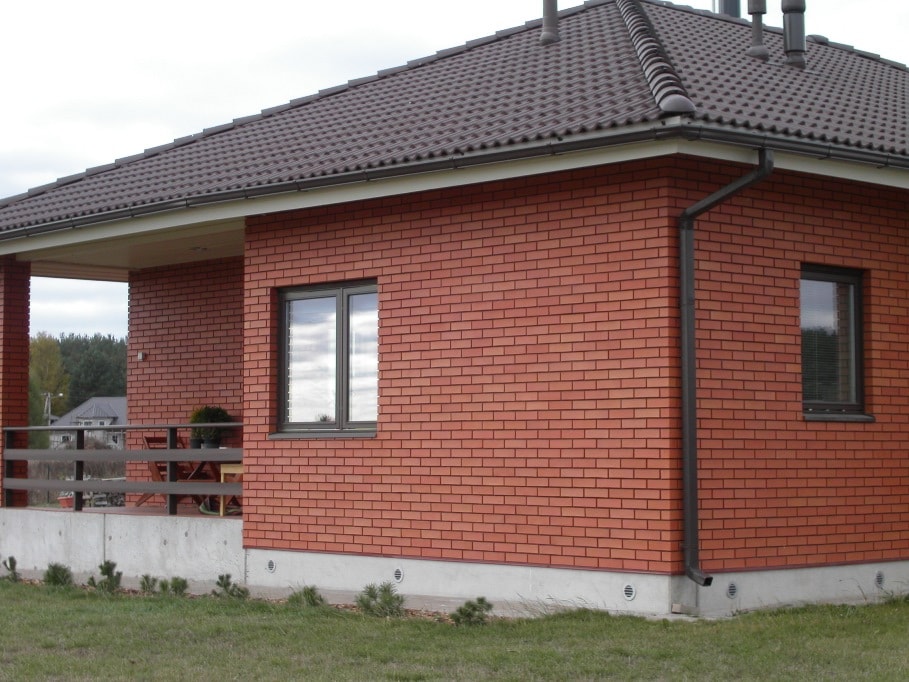 Кирпич облицовочный Terca Red гладкий пустотелый, 250*120*65 мм