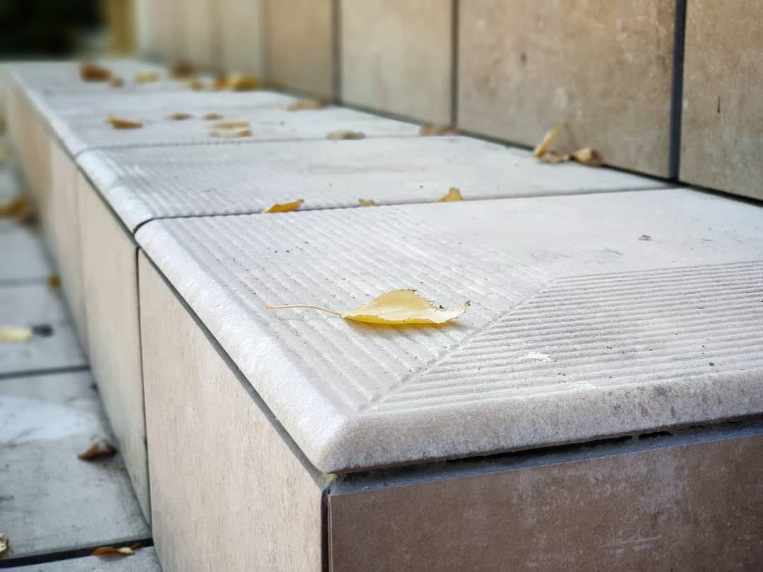 Клинкерная угловая ступень Paradyz Scandiano Ochra, 300*300*11 мм