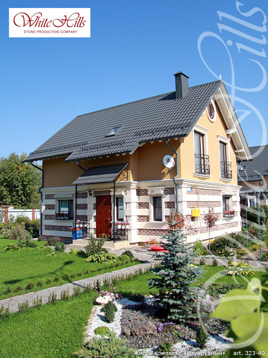 Декоративный кирпич White Hills Кельн брик угловой элемент цвет 323-45