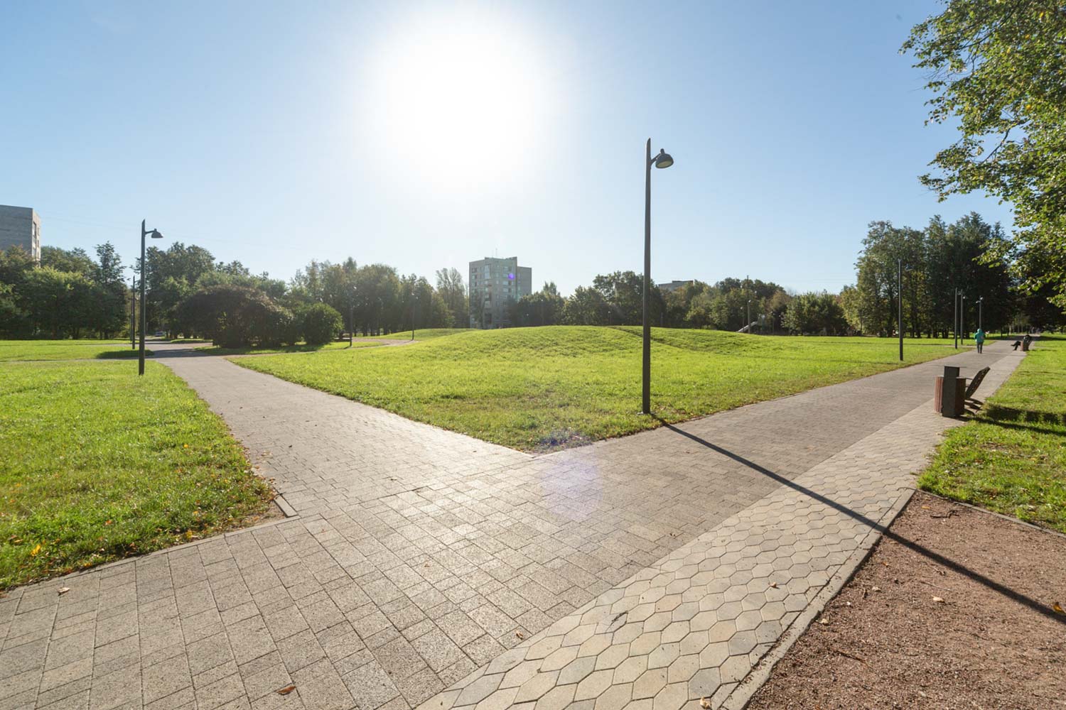 Плитка тротуарная Старый город Б.1.Фсм.6 листопад гранит старый замок, комплект 3 шт, толщина 60 мм