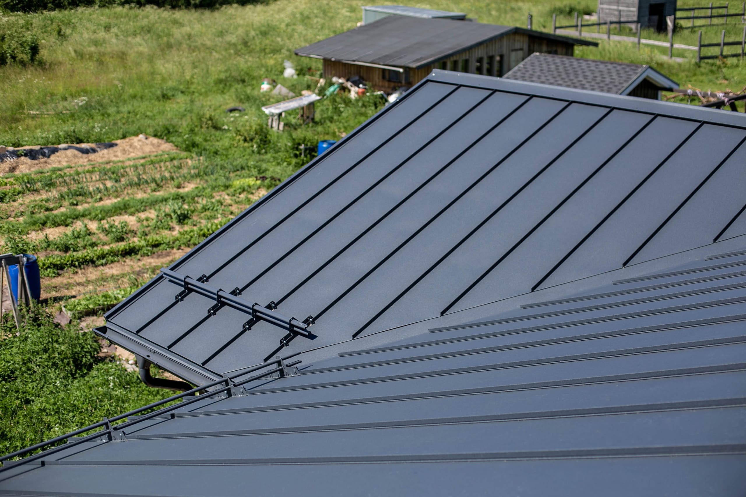 Самозащелкивающийся фальц прямой ARMO Rooftop Бархат Zn275