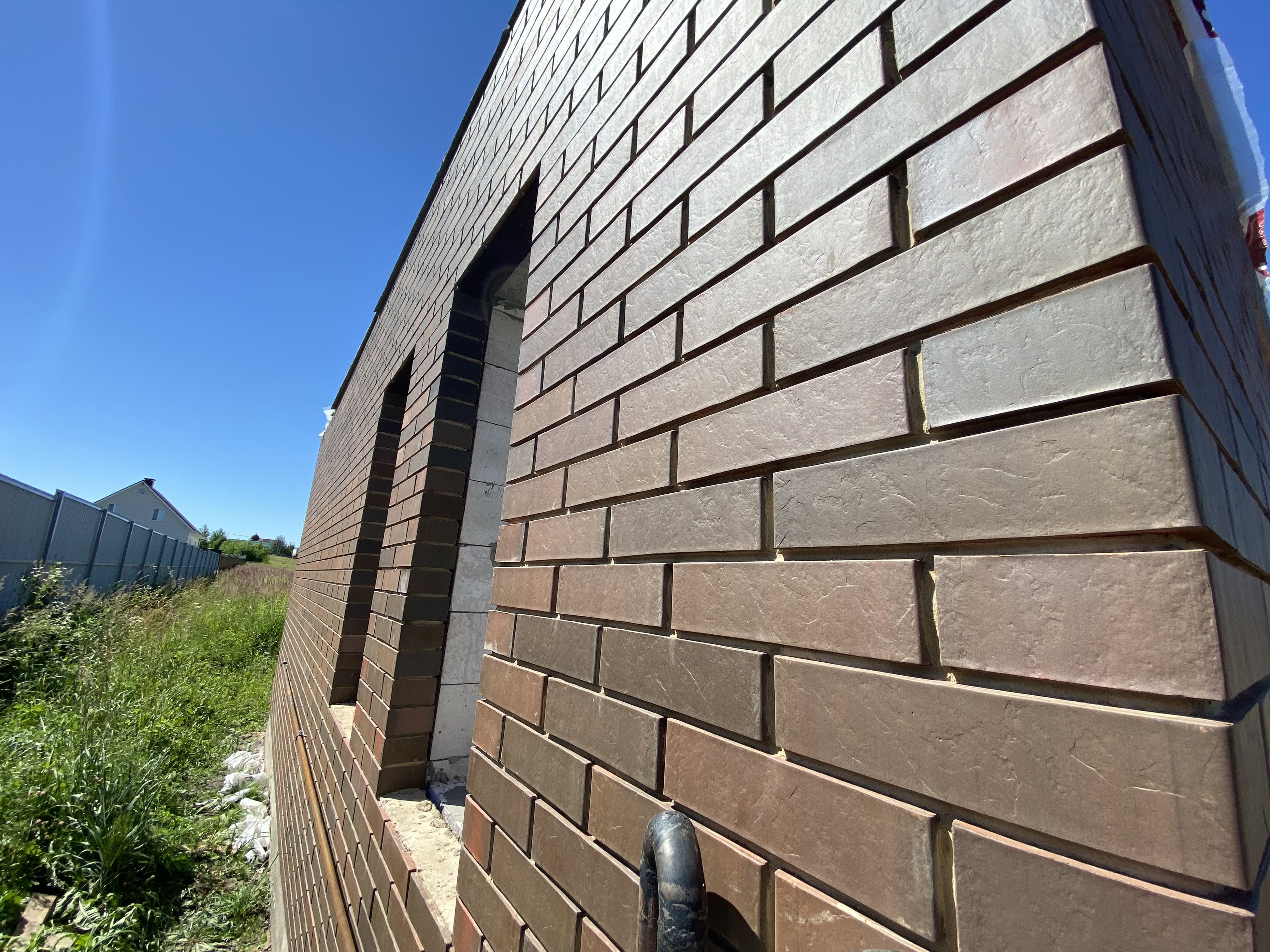 Кирпич облицовочный Вышневолоцкая керамика Графит антика, 250*120*65 мм