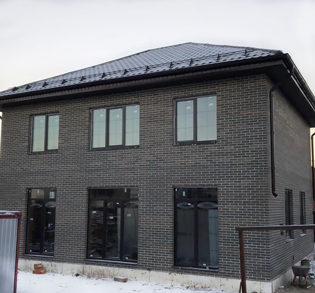 Кирпич облицовочный Вышневолоцкая керамика Графит дуб, 250*120*65 мм