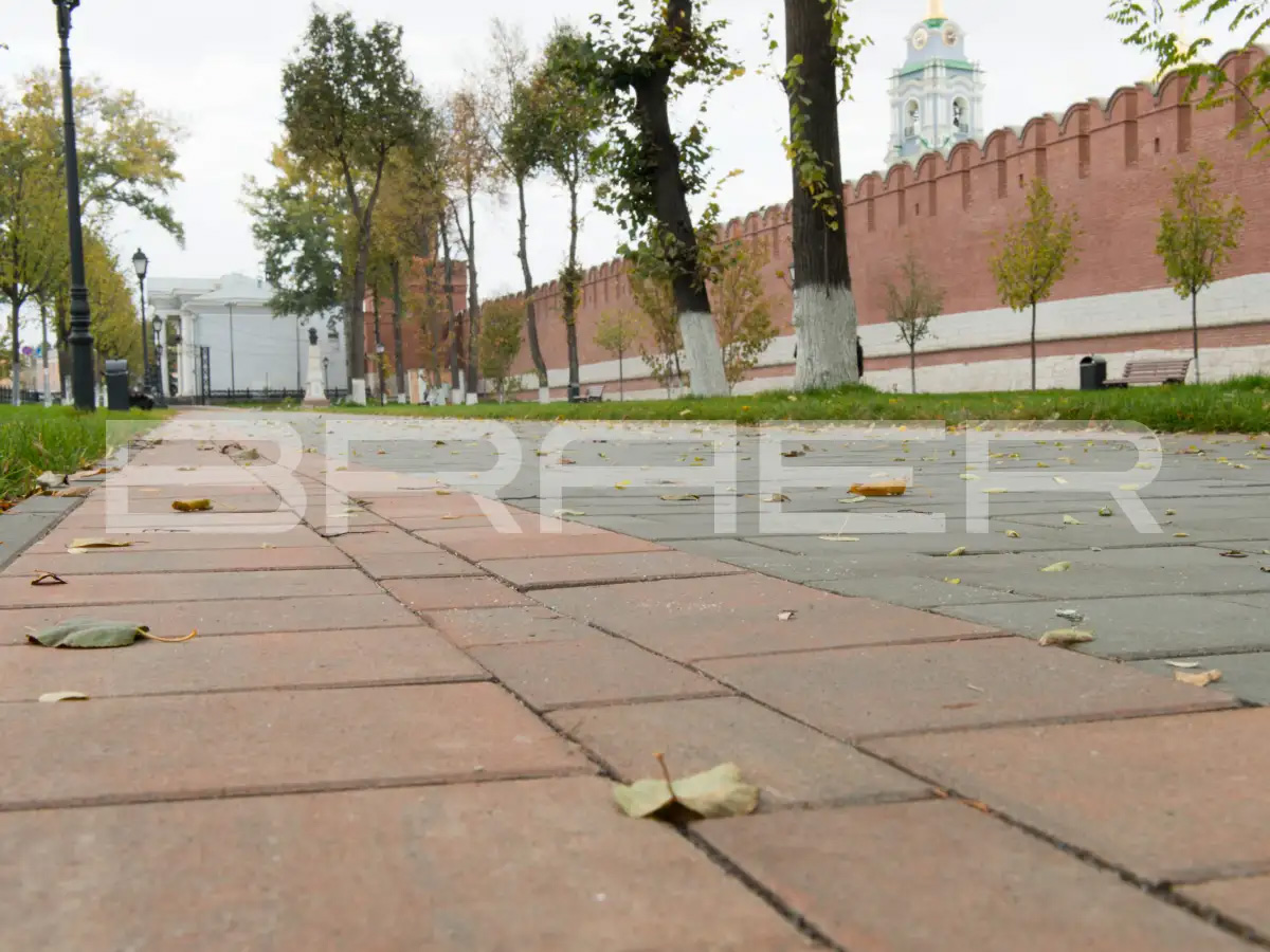 Плитка тротуарная BRAER Старый город Ландхаус Color Mix Рассвет, толщина 60 мм