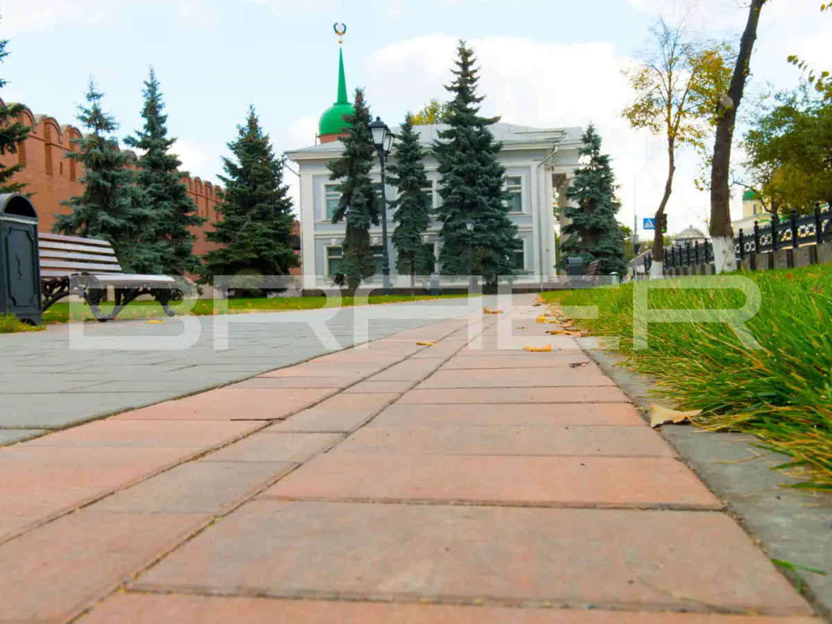 Плитка тротуарная BRAER Старый город Ландхаус Color Mix Рассвет, толщина 60 мм