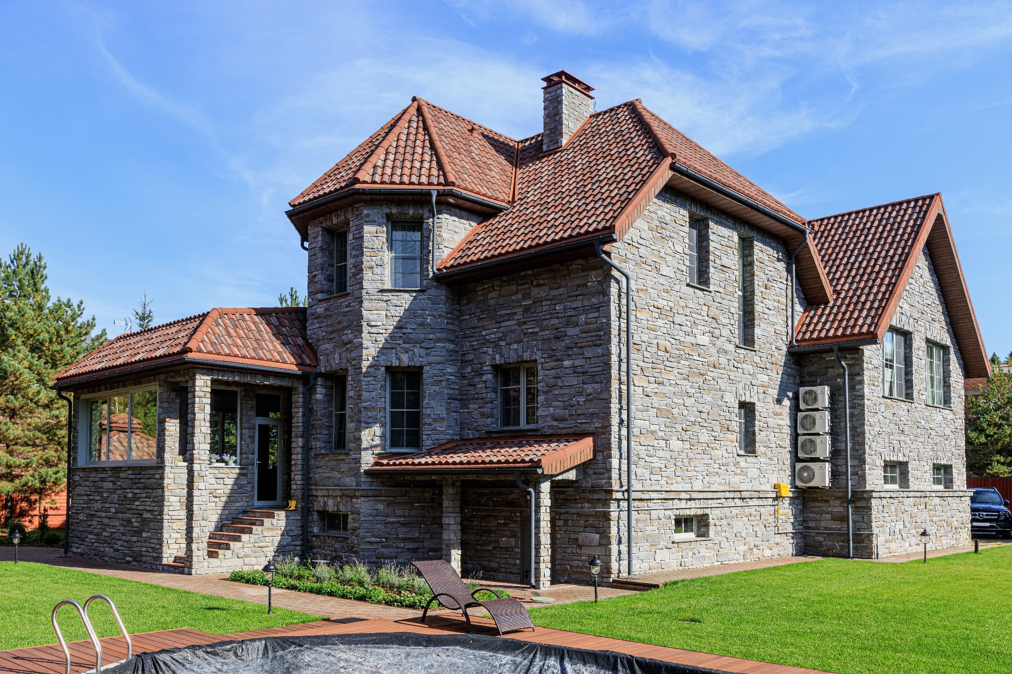 Облицовочный камень White Hills Тевиот угловой элемент цвет 700-85