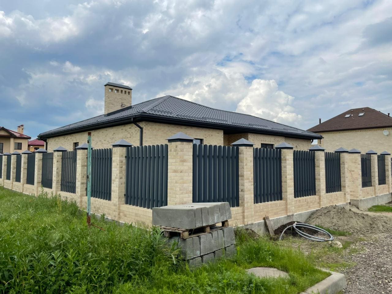 Облицовочный керамический кирпич Konigstein Санторини Акватинта полнотелый 250*120*65 мм