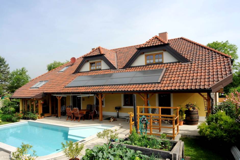 Керамическая черепица рядовая TONDACH Sulm antique engobe