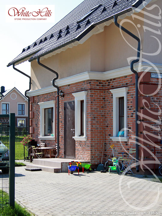 Декоративный кирпич White Hills Брюгге брик Design цвет 316-50