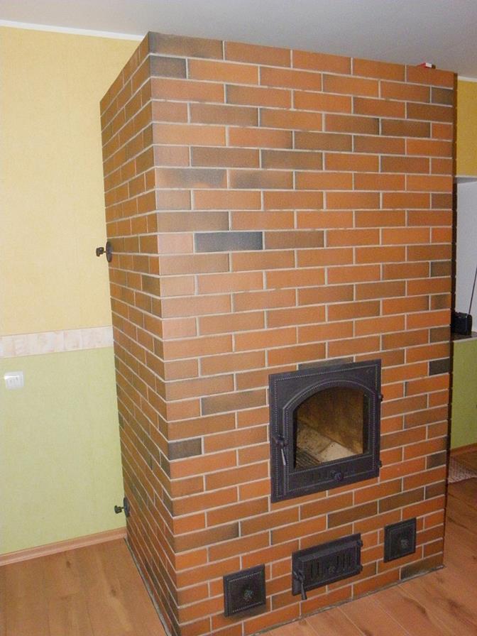 Кирпич облицовочный Terca Red flame пустотелый гладкий, 250*85*65 мм