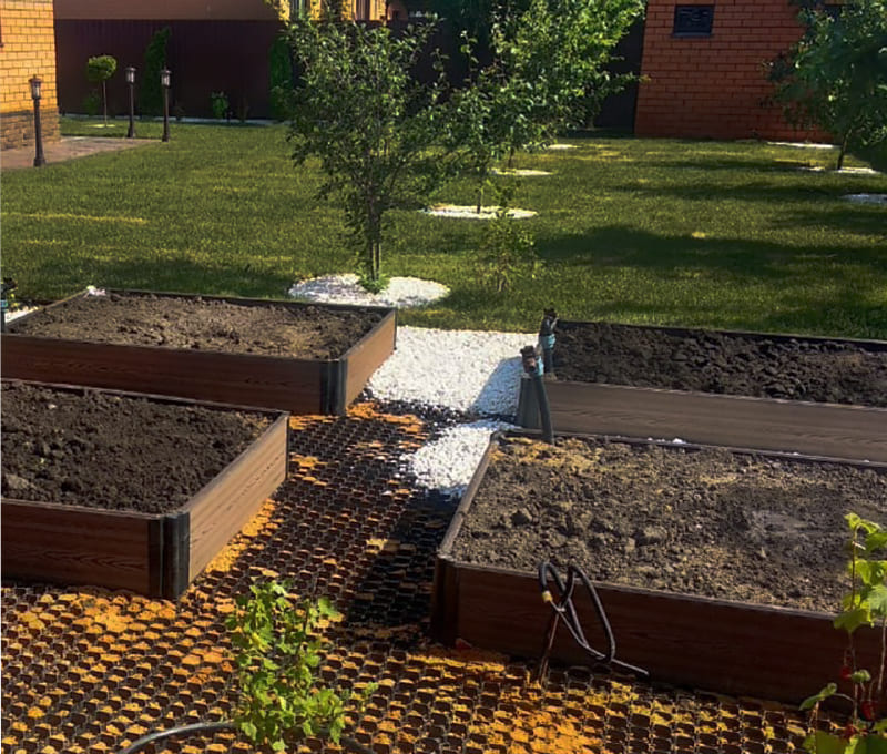 Решетка газонная Standartpark HEXARM, 505*580*33 мм