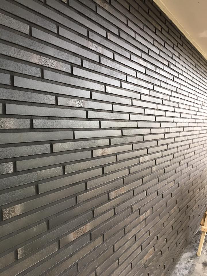 Клинкерная плитка под кирпич Stroeher Riegel 50, 456 schwarz-blau, 490*40*14 мм