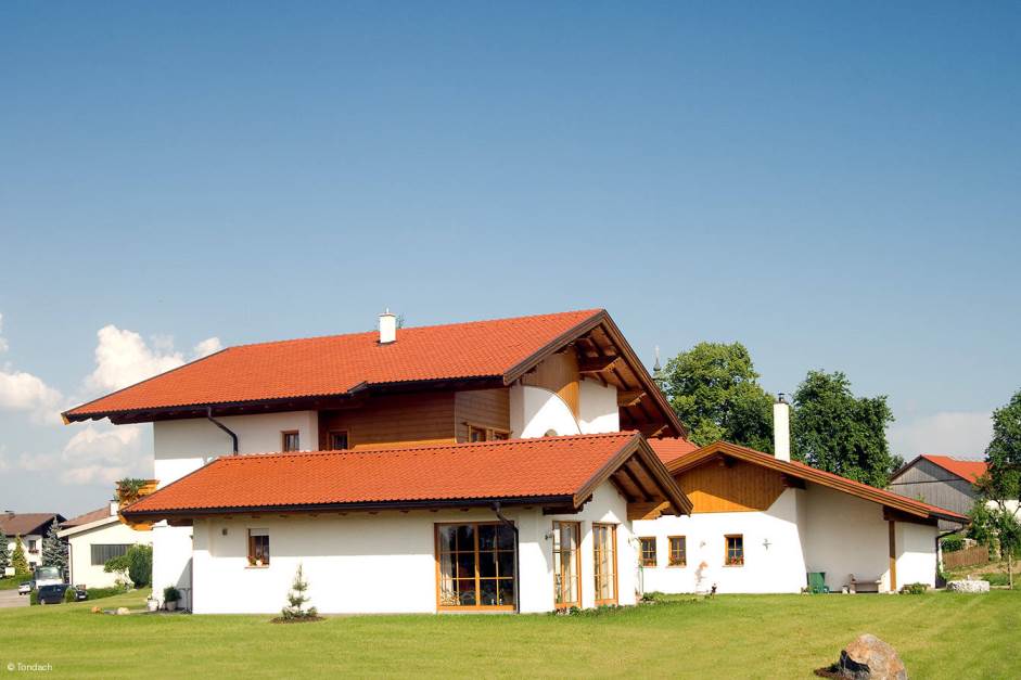 Керамическая черепица рядовая TONDACH Sulm red engobe