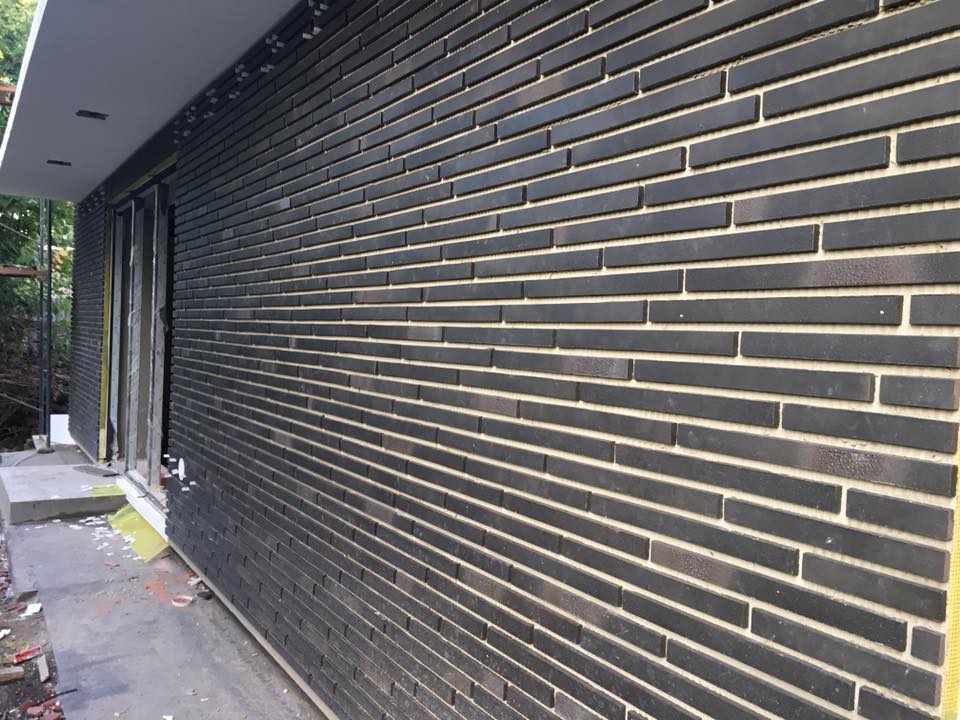 Клинкерная плитка под кирпич Stroeher Riegel 50, 456 schwarz-blau, 490*40*14 мм