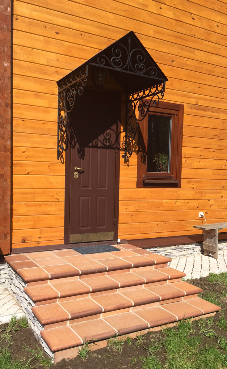 Клинкерная угловая ступень Terraklinker (Gres de Breda) Natural модель B, 330*330*60*20 мм
