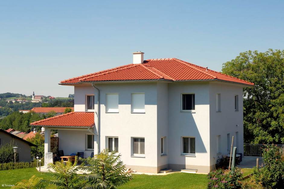 Керамическая черепица рядовая TONDACH Sulm red engobe